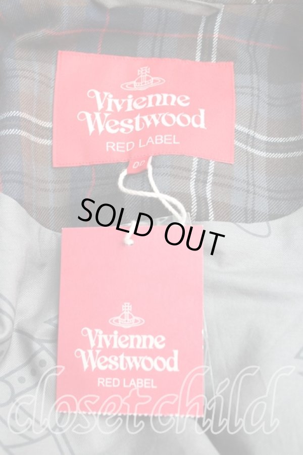 画像3: ヴィヴィアンウエストウッド 中古 / タータンチェックミリタリージャケット 00 茶  H-24-11-17-062-jc-IN-ZH (3)