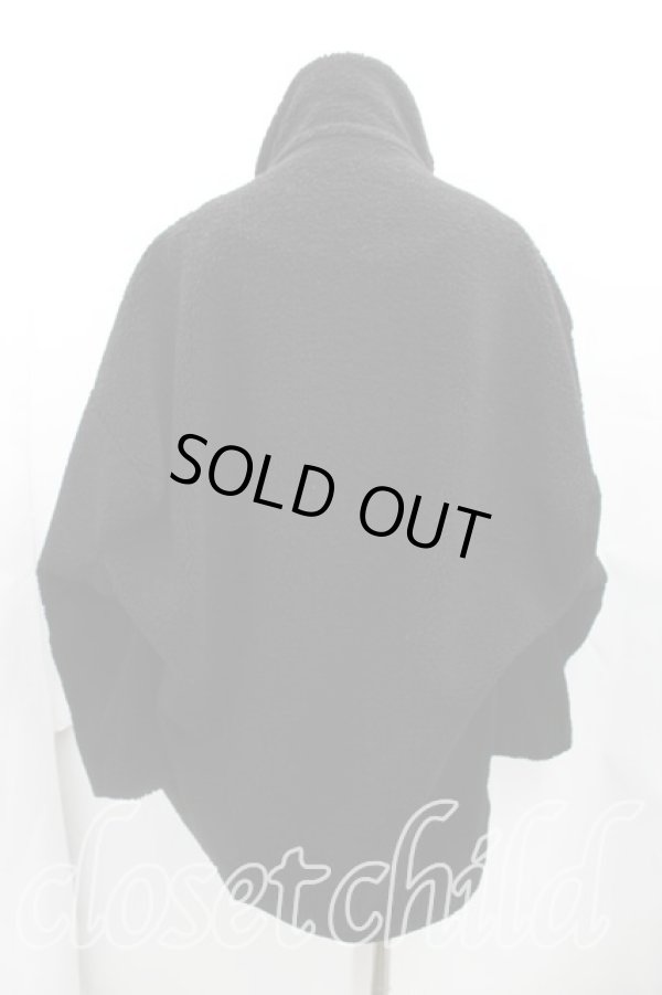 画像2: ヴィヴィアンウエストウッド 中古 / ボアジップジャケット 00 黒  H-24-11-17-063-jc-IN-ZH (2)