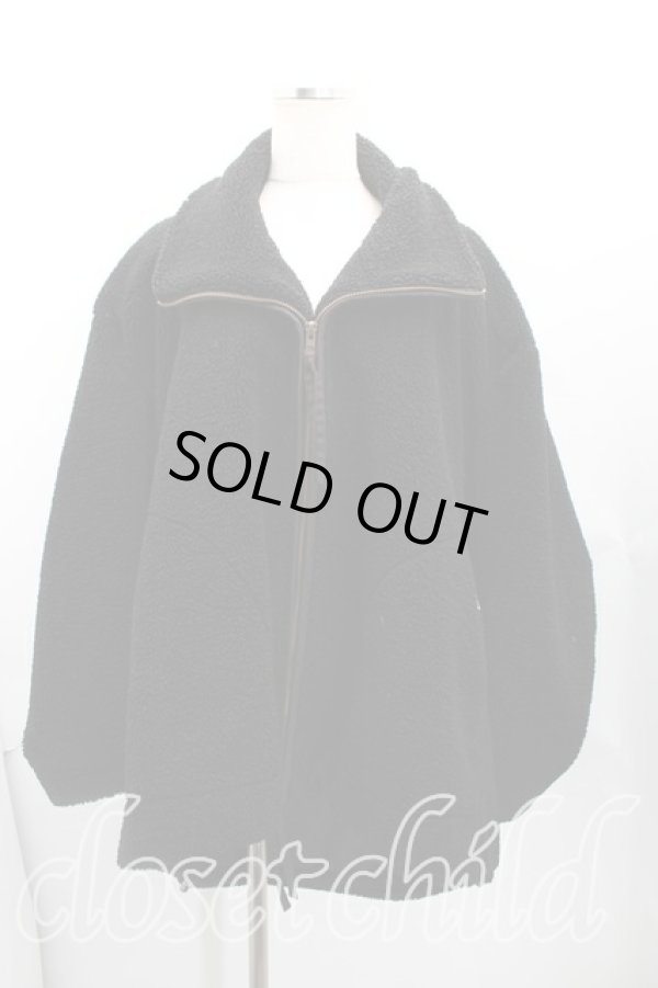 画像3: ヴィヴィアンウエストウッド 中古 / ボアジップジャケット 00 黒  H-24-11-17-063-jc-IN-ZH (3)