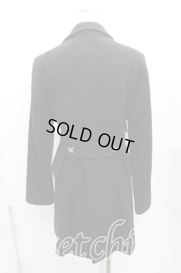 画像2: ヴィヴィアンウエストウッド 中古 / ウールダブルコート 2 黒  H-24-11-17-064-co-IN-ZH (2)