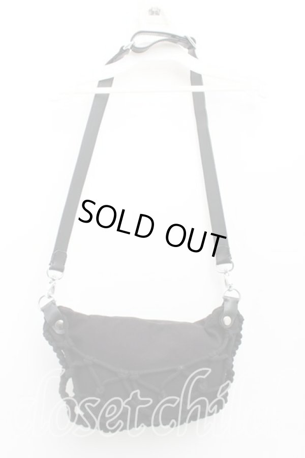 画像3: ヴィヴィアンウエストウッド 中古 / BAIT MACRAME ボディバッグ  黒  H-24-11-17-012-ba-IN-ZH (3)