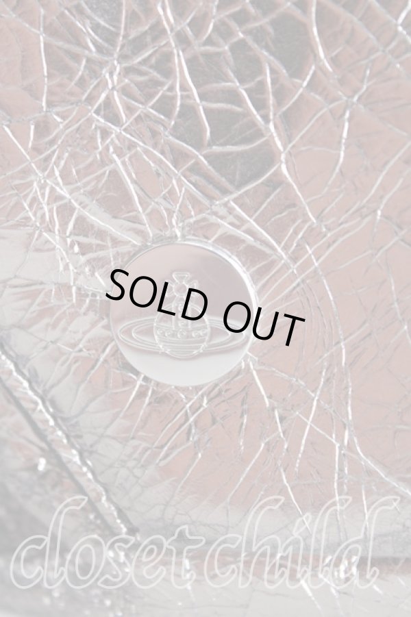 画像7: ヴィヴィアンウエストウッド 中古 / メタリックショルダーバッグ  シルバー  H-24-11-24-042-ba-OD-ZH (7)