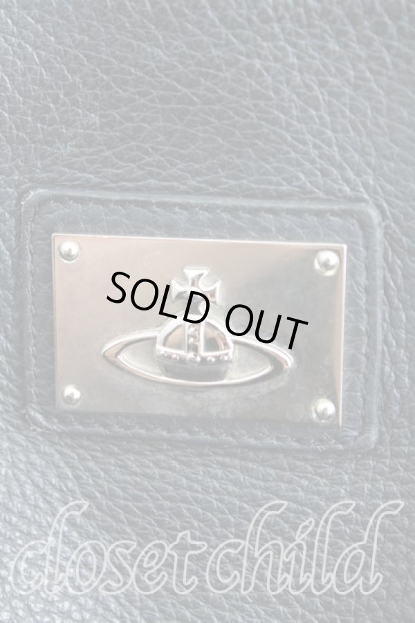 画像5: ヴィヴィアンウエストウッド 中古 / BAモシークリュック  黒  H-24-11-24-044-ba-OD-ZH (5)