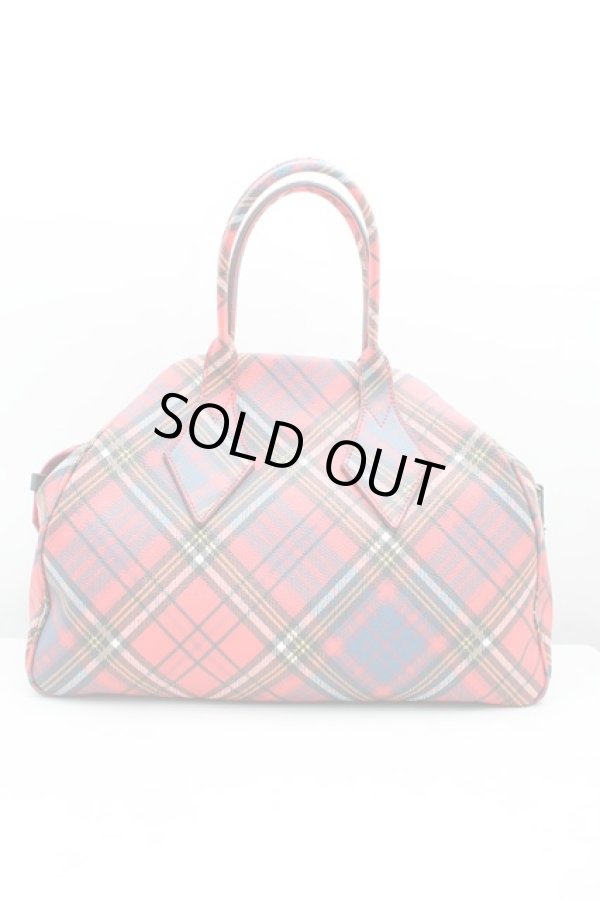 画像2: ヴィヴィアンウエストウッド 中古 / ダービーラージヤスミンバッグ  赤  H-24-11-24-053-ba-OD-ZH (2)