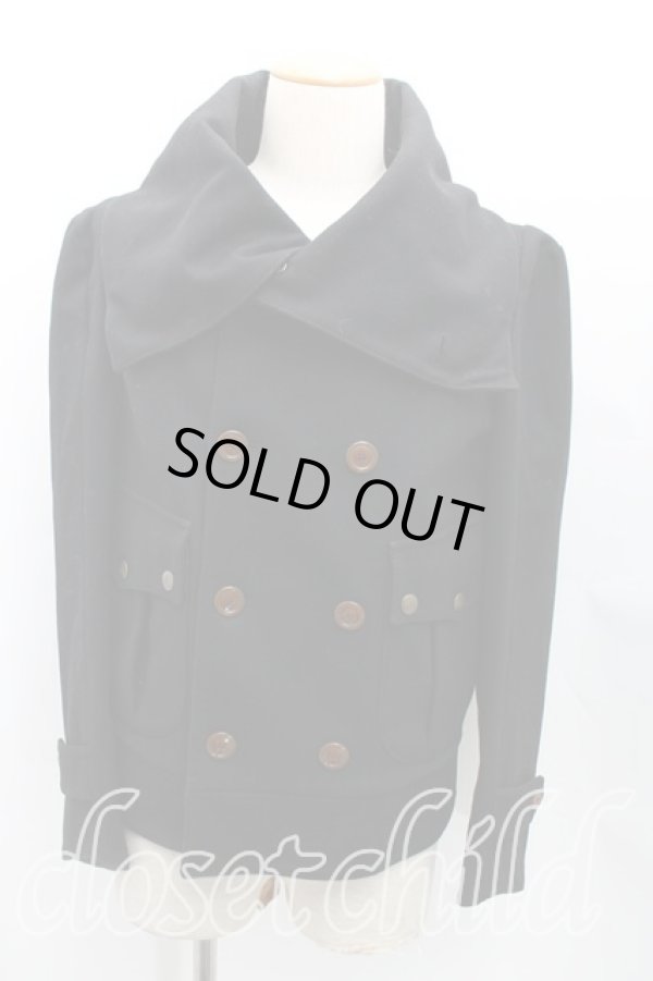 画像3: ヴィヴィアンウエストウッド MAN 中古 / ボアブルゾン 46 黒  H-24-11-24-001-jc-OD-ZH (3)