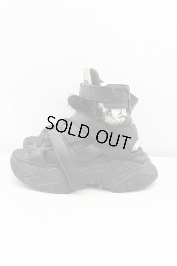 画像3: ヴィヴィアンウエストウッド 中古 / ROMMPER サンダル 37 黒  H-24-11-24-070-sh-OD-ZH (3)