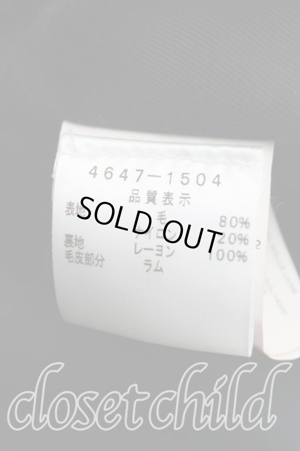 画像6: ヴィヴィアンウエストウッド MAN 中古 / ボアブルゾン 46 黒  H-24-11-24-001-jc-OD-ZH (6)