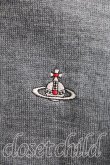 画像5: ヴィヴィアンウエストウッド 中古 / オーブ刺繍タートルネックニット 01 灰  H-24-12-01-029-to-IN-ZH (5)