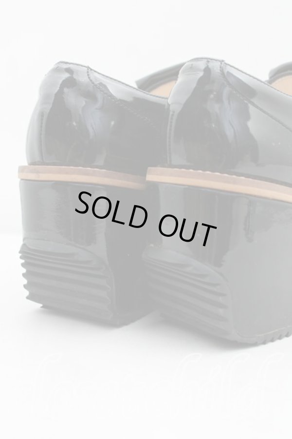 画像6: ヴィヴィアンウエストウッド 中古 / エナメルキルトウィングチップシューズ 38 黒  H-24-12-01-050-sh-OD-ZH (6)