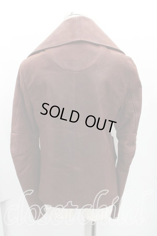 画像2: ヴィヴィアンウエストウッド MAN 中古 / レザージャケット 44 茶  H-24-12-08-001-jc-IN-ZH (2)