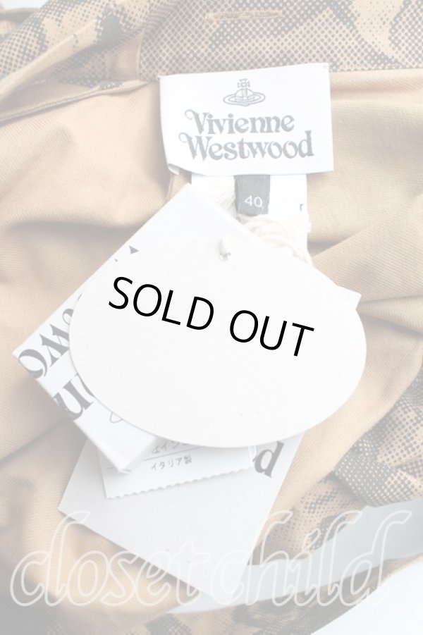 画像3: ヴィヴィアンウエストウッド 中古 / パペット柄吊ワンピース 40 茶  H-24-12-08-006-op-IN-ZH (3)