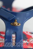 画像6: ヴィヴィアンウエストウッド 中古 / アンクルストラップバードサンダル 38 青  H-24-12-08-079-sh-IN-ZH (6)
