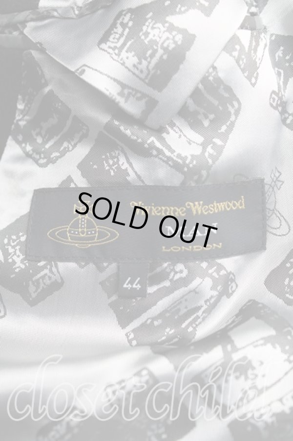 画像3: ヴィヴィアンウエストウッド MAN 中古 / ダブルコート 44 黒  H-24-12-08-009-co-IN-ZH (3)