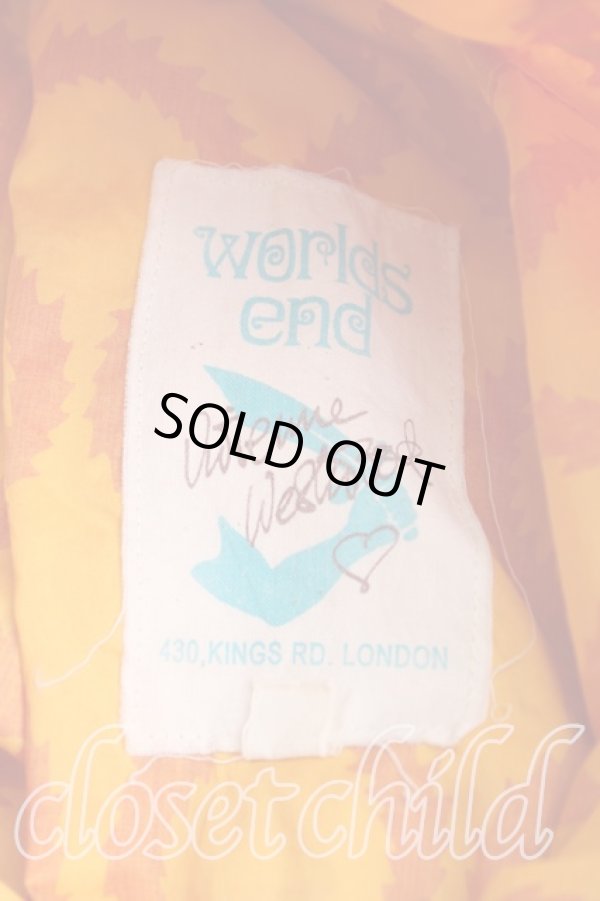 画像3: Worlds End 中古 / スクイグルキュロットパンツ I 黄色×赤  H-24-12-08-015-pa-IN-ZH (3)