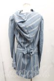 画像2: ヴィヴィアンウエストウッド 中古 / ストライプワンピース UK10 水色  H-24-12-15-024-op-IN-ZH (2)