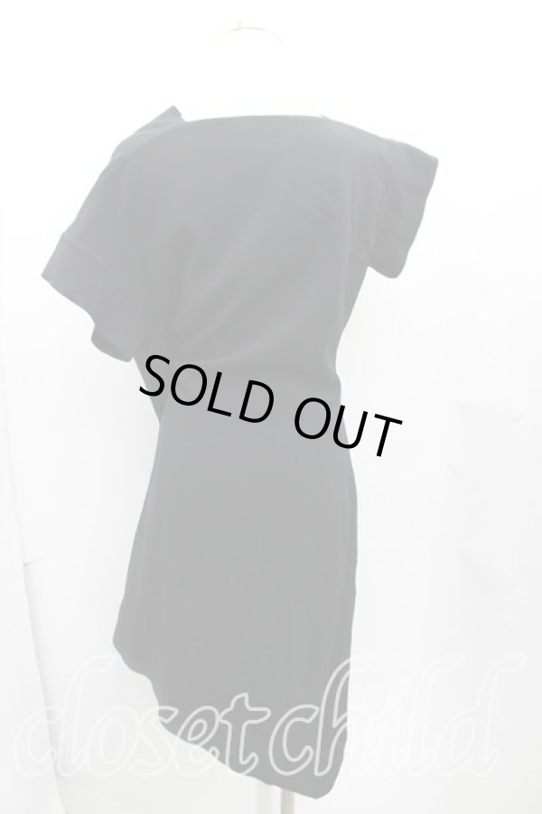 画像2: ヴィヴィアンウエストウッド 中古 / 異素材切替ワンピース 38 黒  H-24-12-15-027-op-IN-ZH (2)