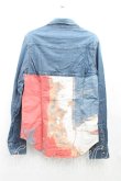 画像2: ANGLOMANIA 中古 / ユニオンジャック切リ替エデニムシャツ M インディゴ  H-24-12-15-033-bl-OD-ZH (2)