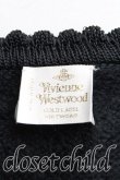 画像3: ヴィヴィアンウエストウッド 中古 / カラーオーブ刺繍ウラウンドネックニット XS 黒  H-24-12-15-053-to-IN-ZH (3)
