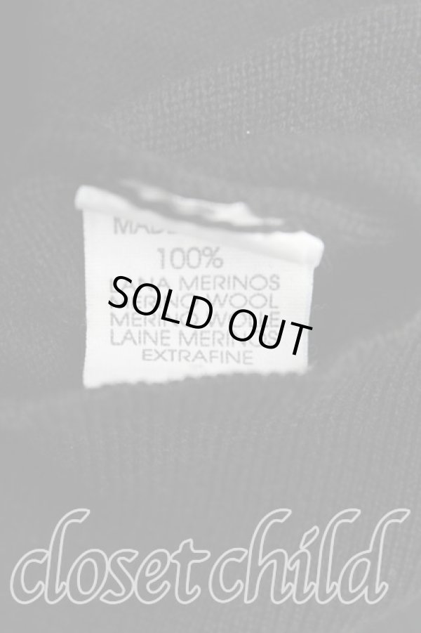 画像4: ヴィヴィアンウエストウッド 中古 / カラーオーブ刺繍カーディガン M 黒  H-24-12-15-054-to-IN-ZH (4)