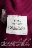 画像4: ヴィヴィアンウエストウッド 中古 / カシミヤ半袖カーディガン M マゼンタ  H-24-12-15-055-to-IN-ZH (4)