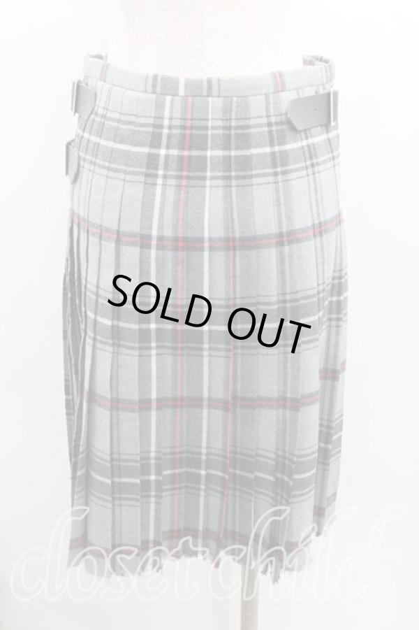 画像4: ヴィヴィアンウエストウッド 中古 / タータンチェックキルトセットアップ 01 灰  H-24-12-15-064-su-OD-ZH (4)