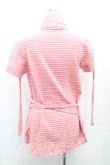 画像2: ヴィヴィアンウエストウッド 中古 / ボーダー変形トップス 2 ピンク  H-24-12-15-079-to-OD-ZH (2)