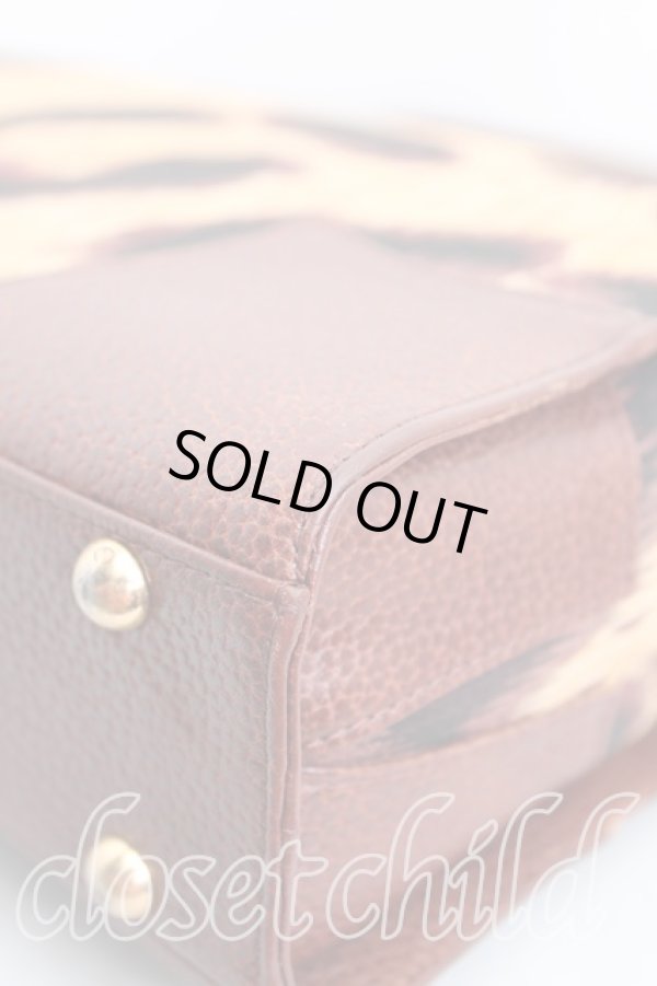 画像6: ヴィヴィアンウエストウッド 中古 / レオパードプレーンバッグ  茶  H-24-12-15-099-ba-IN-ZH (6)