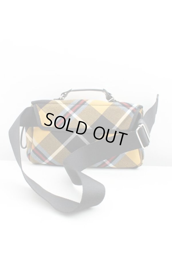 画像2: ヴィヴィアンウエストウッド 中古 / タータンチェックボディバッグ  黄色  H-24-12-15-102-ba-OD-ZH (2)