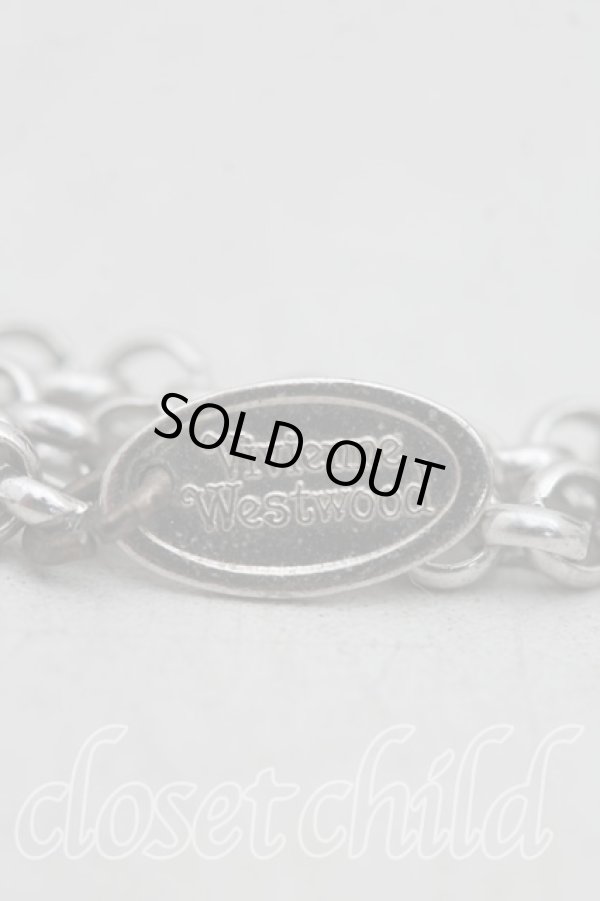 画像4: ヴィヴィアンウエストウッド 中古 / アナスタシアネックレス  シルバー  H-24-12-15-106-nl-IN-ZH (4)