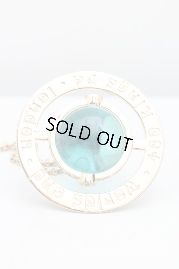 画像3: ヴィヴィアンウエストウッド 中古 / ジャイアントオーブネックレス  ミントグリーン  H-24-12-15-107-nl-OD-ZH (3)