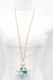 画像5: ヴィヴィアンウエストウッド 中古 / ジャイアントオーブネックレス  ミントグリーン  H-24-12-15-107-nl-OD-ZH (5)