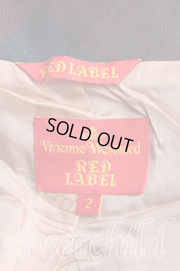 画像3: ヴィヴィアンウエストウッド 中古 / タータンチェックジャケト 2 赤×緑  H-24-12-22-029-jc-IN-ZH (3)