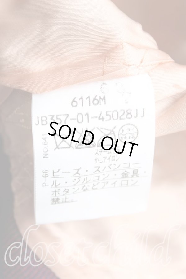 画像4: ヴィヴィアンウエストウッド 中古 / タータンチェックジャケト 2 赤×緑  H-24-12-22-029-jc-IN-ZH (4)