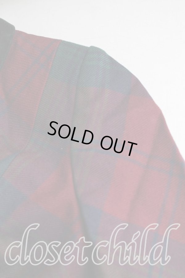 画像6: ヴィヴィアンウエストウッド 中古 / タータンチェックジャケト 2 赤×緑  H-24-12-22-029-jc-IN-ZH (6)