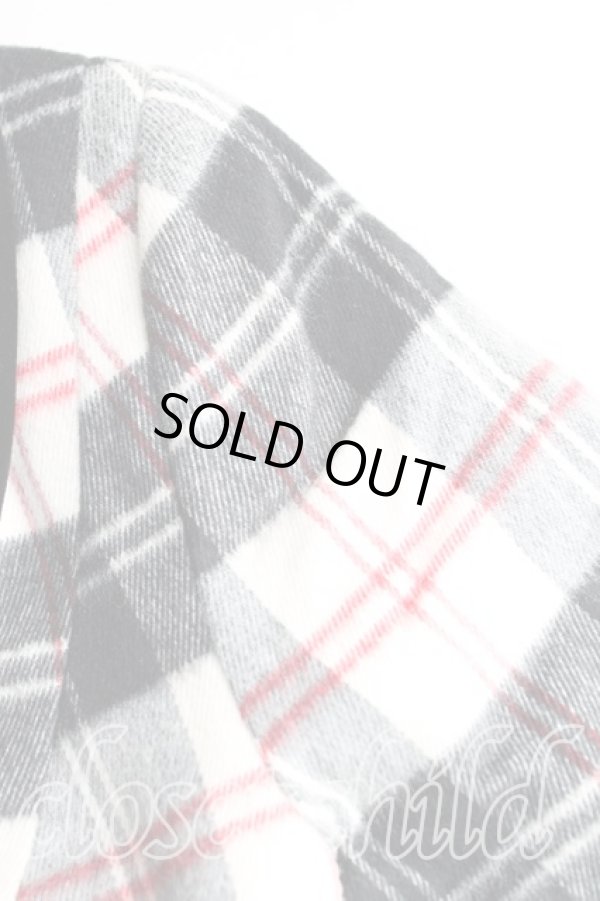 画像6: ヴィヴィアンウエストウッド 中古 / タータンチェックジャケット 40 黒×白  H-24-12-22-030-jc-IN-ZH (6)