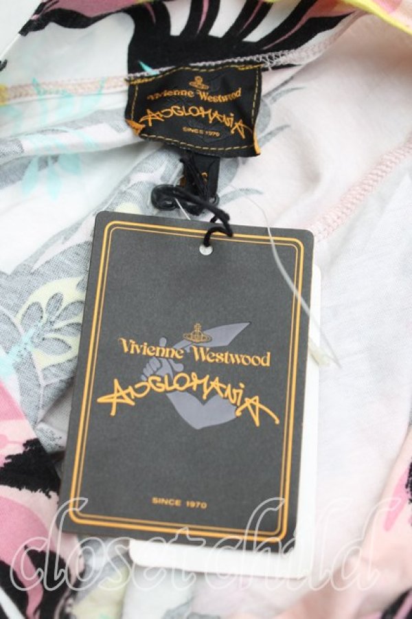 画像3: ANGLOMANIA 中古 / イコン柄変形カットソーワンピース XS ピンク  H-24-12-22-032-op-IN-ZH (3)