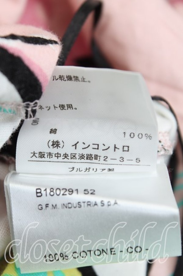 画像5: ANGLOMANIA 中古 / イコン柄変形カットソーワンピース XS ピンク  H-24-12-22-032-op-IN-ZH (5)