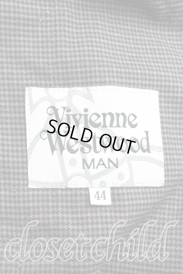 画像4: ヴィヴィアンウエストウッド 中古 / ライダース風キルティングブルゾン 44 灰  H-24-12-22-051-jc-OD-ZH (4)