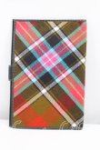 画像2: ヴィヴィアンウエストウッド 中古 / ウィンタータータン手帳カバー  緑  H-24-12-22-008-gd-IN-ZH (2)