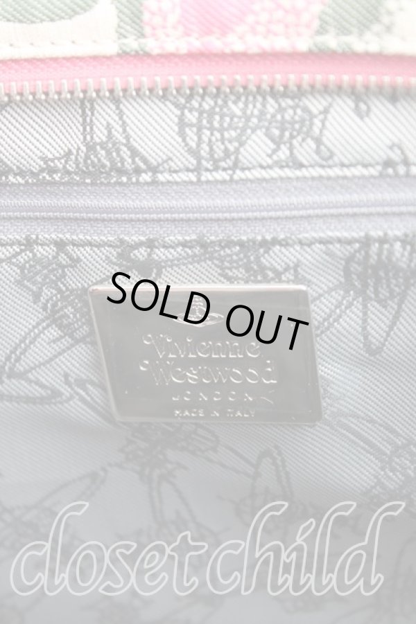 画像4: ヴィヴィアンウエストウッド 中古 / シークレットハートハンドバッグ  ピンク  H-24-12-29-027-ba-OD-ZH (4)