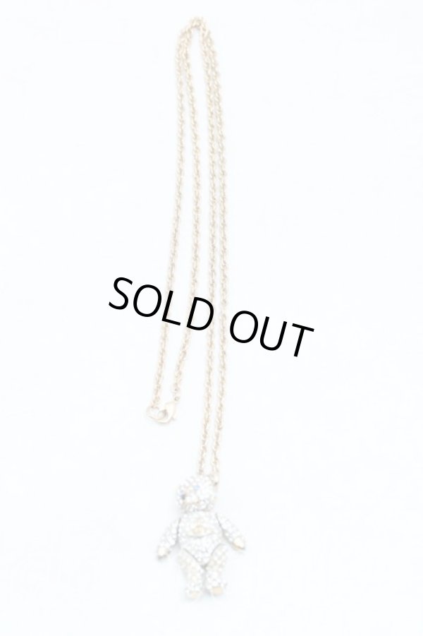 画像3: ヴィヴィアンウエストウッド 中古 / クリスタルテディベアネックレス  ゴールド  H-24-12-29-035-nl-OD-ZH (3)