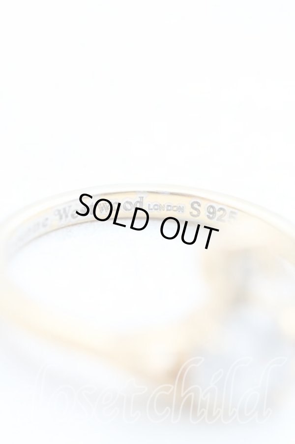 画像5: ヴィヴィアンウエストウッド 中古 / REINAリング S ゴールド  H-24-12-29-038-rg-OD-ZH (5)