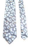 画像2: ヴィヴィアンウエストウッド MAN 中古 / レオパード柄ネクタイ  青  H-24-12-29-044-gd-OD-ZH (2)
