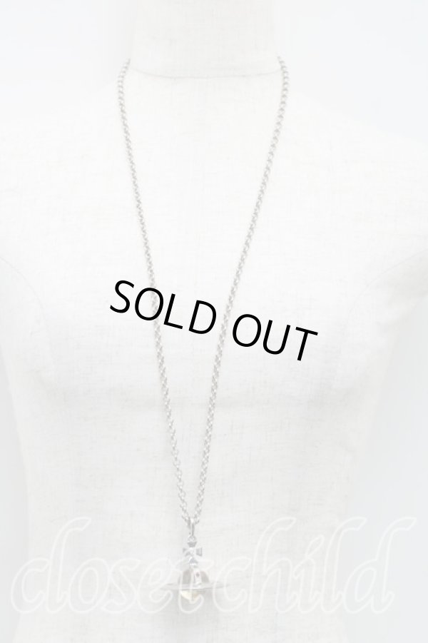 画像5: ヴィヴィアンウエストウッド 中古 / スモールオーブネックレス  シルバー  H-24-12-29-066-nl-IN-ZH (5)