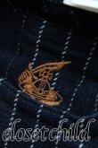 画像5: ANGLOMANIA 中古 / ストライプパンツ W28 紺  H-24-12-29-005-pa-IN-ZH (5)
