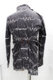 画像2: ヴィヴィアンウエストウッド 中古 / 総柄ラップシャツ 44 黒  H-24-12-29-075-bl-IN-ZH (2)