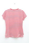 画像2: ヴィヴィアンウエストウッド 中古 / エッセンシャルオーブptボーダーTシャツ 2 赤×白  H-24-12-29-076-ts-IN-ZH (2)