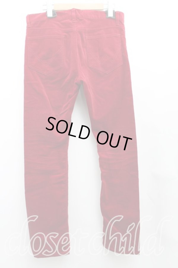 画像2: ヴィヴィアンウエストウッド MAN 中古 / スエードパンツ 46 赤  H-24-12-29-007-pa-IN-ZH (2)