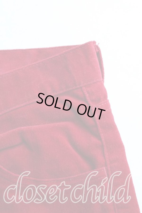 画像5: ヴィヴィアンウエストウッド MAN 中古 / スエードパンツ 46 赤  H-24-12-29-007-pa-IN-ZH (5)