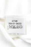 画像4: ANGLOMANIA 中古 / ラインオーブ刺繍半袖カットソー M 白  H-24-12-29-013-ts-IN-ZH (4)